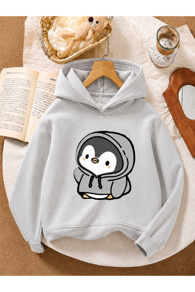 Cevval Children's Hooded Printed Sweatshirt