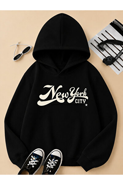 NIMBLECO Children's Hooded Printed Sweatshirt
