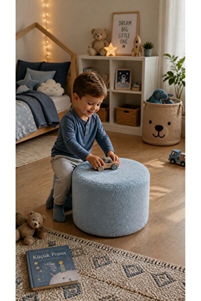 modül eva Peluş Çocuk Çok Amaçlı Dekoratif Puf Koltuk