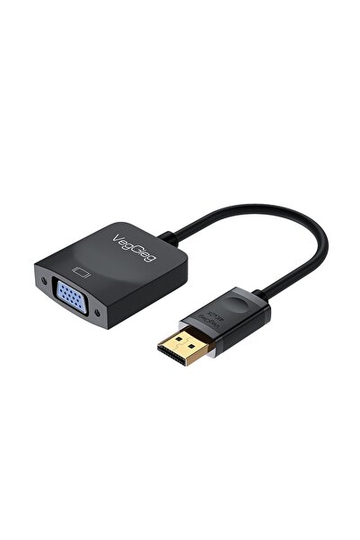 Veggieg محول DisplayPort (DP) إلى VGA بدقة Full HD 1080P وتردد 60 هرتز