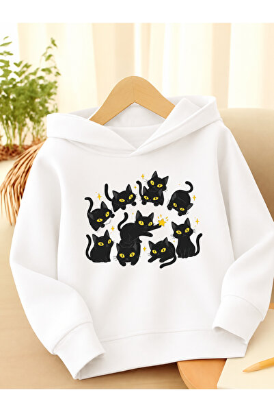 Cevval Children's Hooded Printed Sweatshirt