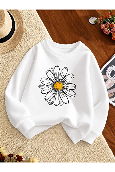 Cevval Children's Crew Neck Printed Sweatshirt