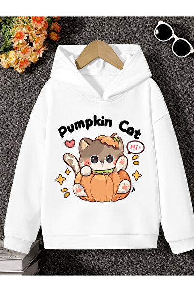 Cevval Children's Hooded Printed Sweatshirt
