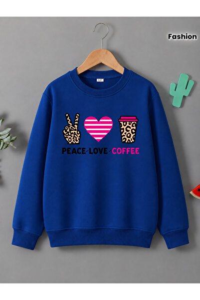 Cevval Children's Crew Neck Printed Sweatshirt