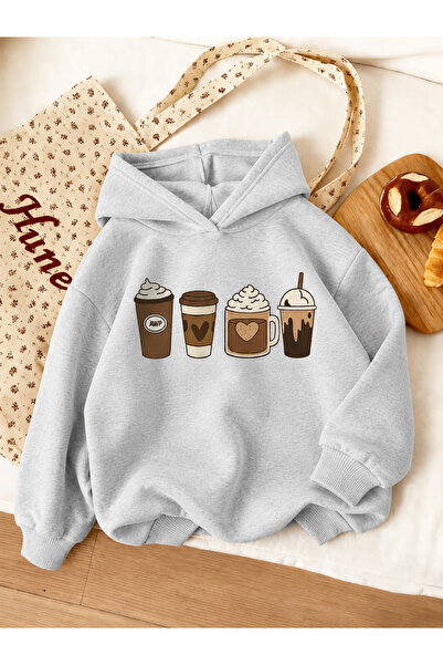 Cevval Children's Hooded Printed Sweatshirt