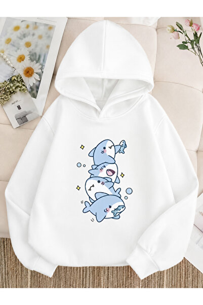 Cevval Children's Hooded Printed Sweatshirt