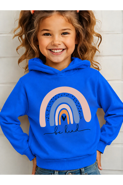 Cevval Children's Hooded Printed Sweatshirt