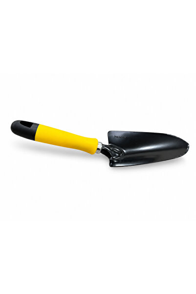 Granada Product Name: Hand Trowel with Ergonomic Handle - Black & Yellow - Ma...