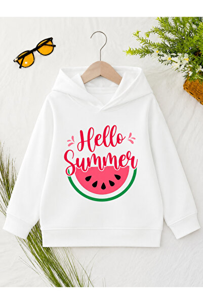Cevval Children's Hooded Printed Sweatshirt