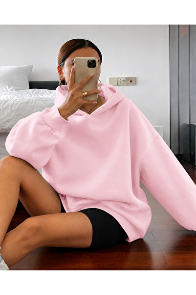 belissia KAPÜŞONLU SWEATSHİRT