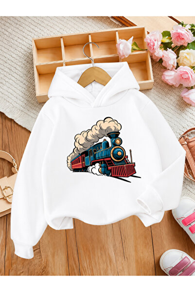 Cevval Children's Hooded Printed Sweatshirt