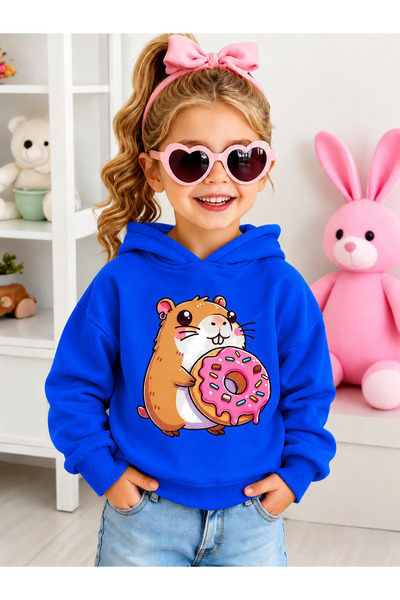 Cevval Children's Hooded Printed Sweatshirt