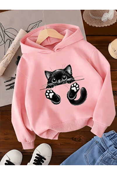 Cevval Children's Hooded Printed Sweatshirt