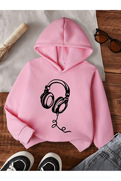 Cevval Children's Hooded Printed Sweatshirt