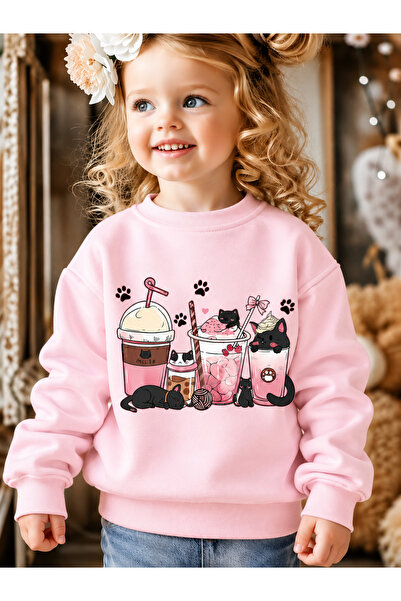 Cevval Children's Crew Neck Printed Sweatshirt