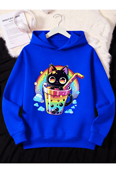 Cevval Children's Hooded Printed Sweatshirt