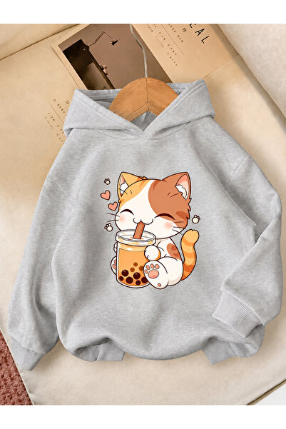 Cevval Children's Hooded Printed Sweatshirt