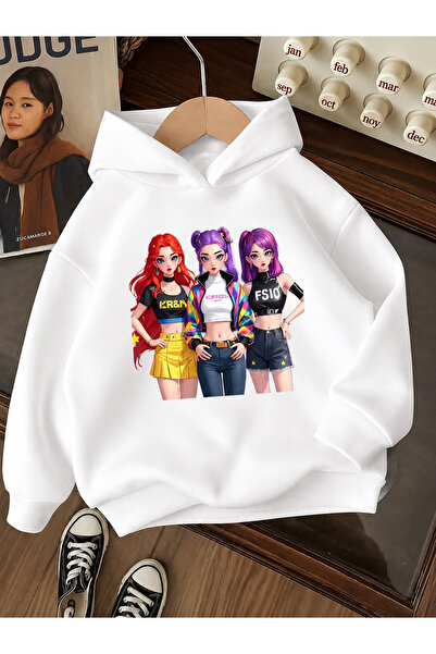 Cevval Children's Hooded Printed Sweatshirt