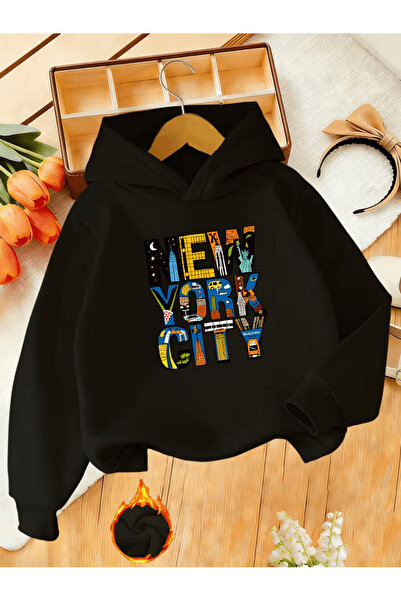 NIMBLECO Children's Hooded Printed Sweatshirt
