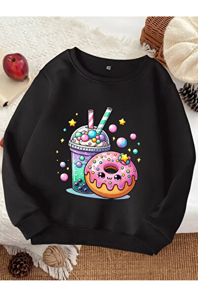 NIMBLECO Children's Crew Neck Printed Sweatshirt