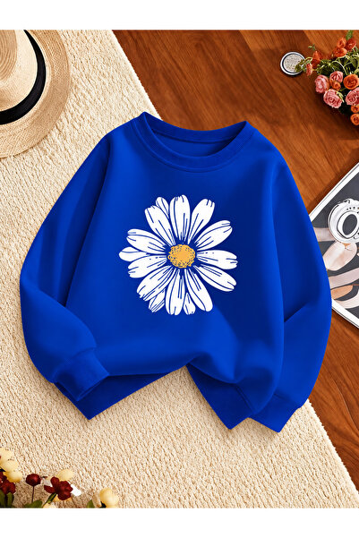 Cevval Children's Crew Neck Printed Sweatshirt
