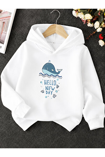 Cevval Children's Hooded Printed Sweatshirt