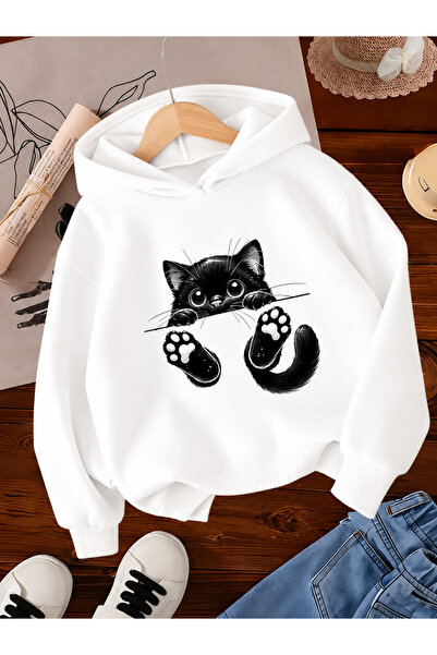 Cevval Children's Hooded Printed Sweatshirt