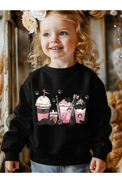 NIMBLECO Children's Crew Neck Printed Sweatshirt