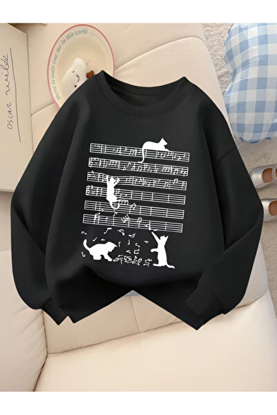 NIMBLECO Children's Crew Neck Printed Sweatshirt