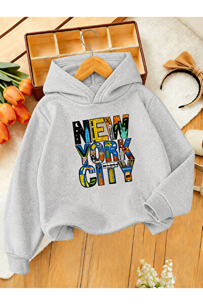 Cevval Children's Hooded Printed Sweatshirt