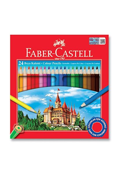 Faber Castell 24 Renk Kuru Boya ve 12 Renk Skin Tones Ten Renkleri İkisi Birarada Set