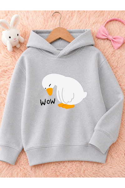 Cevval Children's Hooded Printed Sweatshirt