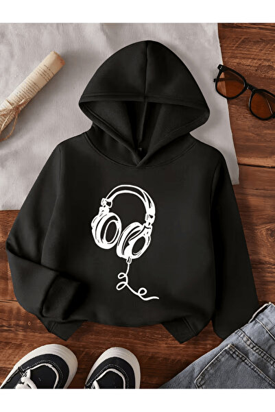 NIMBLECO Children's Hooded Printed Sweatshirt