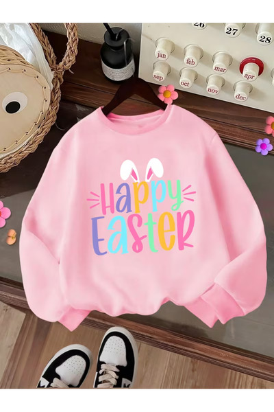 Cevval Children's Crew Neck Printed Sweatshirt