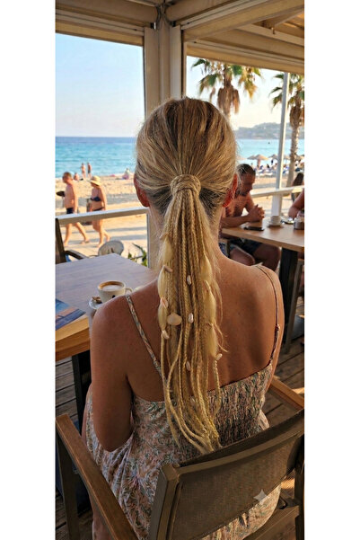 Samira elif Lastikli örgü toka