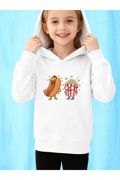 Cevval Children's Hooded Printed Sweatshirt