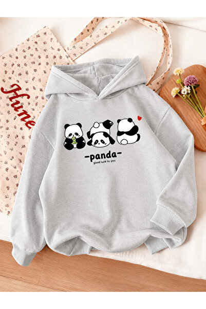 Cevval Children's Hooded Printed Sweatshirt