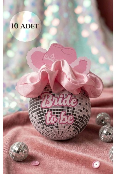 glaminkworld Bekarlığa Veda Partisi Hediyeliği - Disco Topu "Bride to be" Yaz...