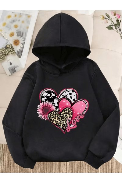 NIMBLECO Children's Hooded Printed Sweatshirt