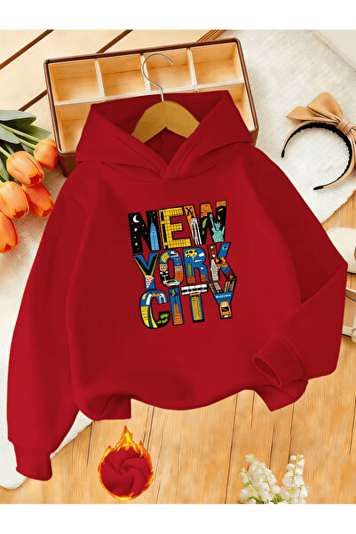 NIMBLECO Children's Hooded Printed Sweatshirt