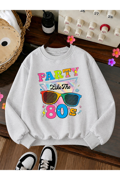Cevval Children's Crew Neck Printed Sweatshirt