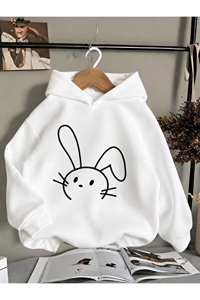 Cevval Children's Hooded Printed Sweatshirt