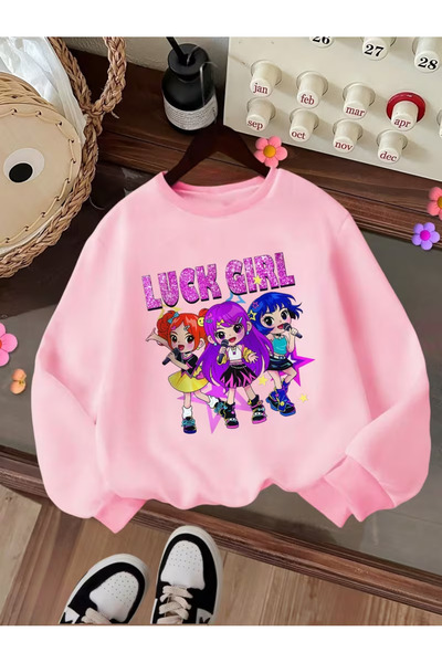 Cevval Children's Crew Neck Printed Sweatshirt