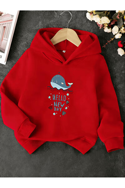 NIMBLECO Children's Hooded Printed Sweatshirt
