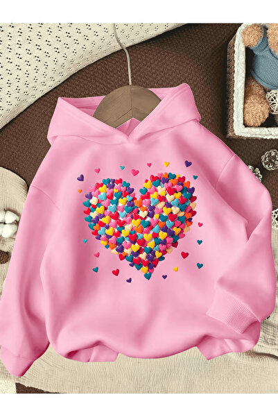 Cevval Children's Hooded Printed Sweatshirt