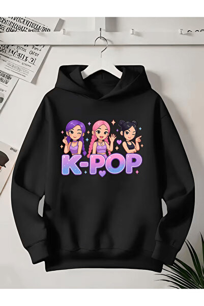 ROOSTER GOLD Children's Hooded Printed Sweatshirt