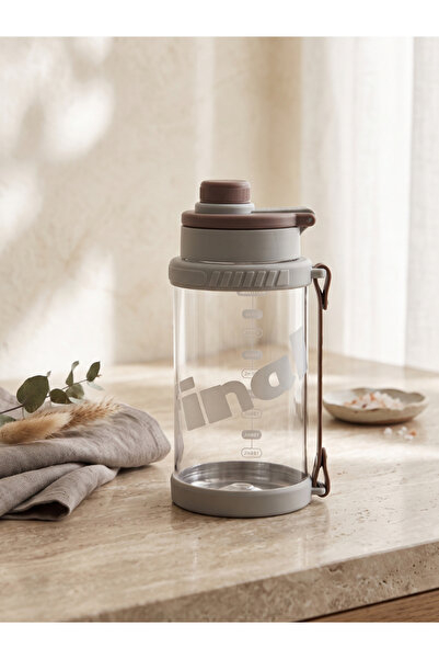 Dörtel Tedarik Unbreakable Water Bottle 830 ml Measuring Chart Water Bottle w...