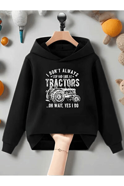ROOSTER GOLD Children's Hooded Printed Sweatshirt