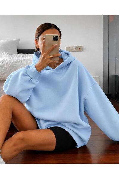 belissia KAPÜŞONLU SWEATSHİRT