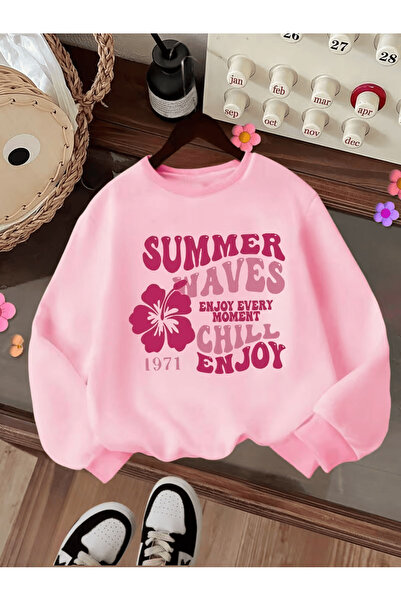 Cevval Children's Crew Neck Printed Sweatshirt